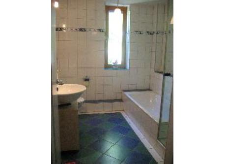 second bathroom shower + bathtub