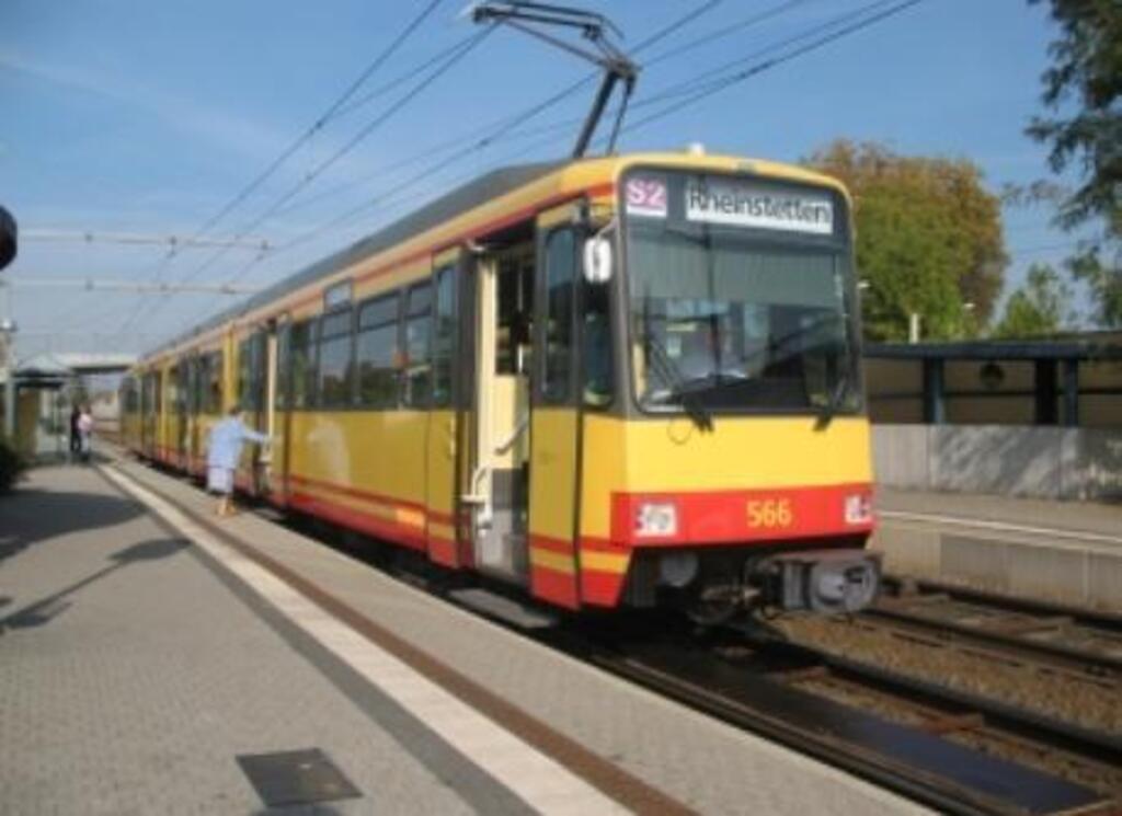 tram takes you in 15 min into the city centre,or by train in 5 minutes to Karlsruhe Zoo, the stops are a5 min from our house