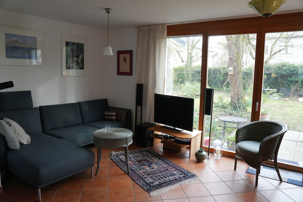 living room and dining room