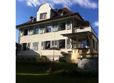 Wir wohnen im Erdgeschoss