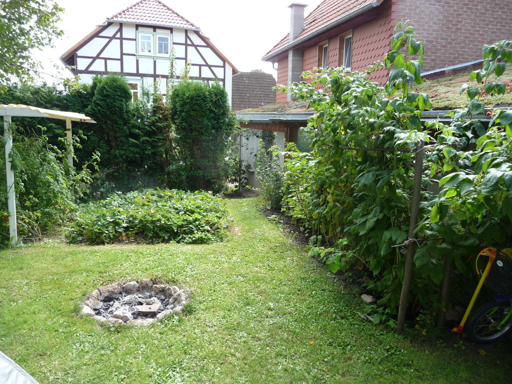 fireplace in our garden
