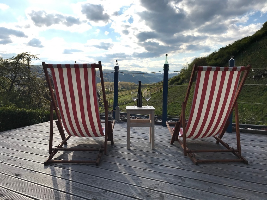 the new terrace good for a sundowner