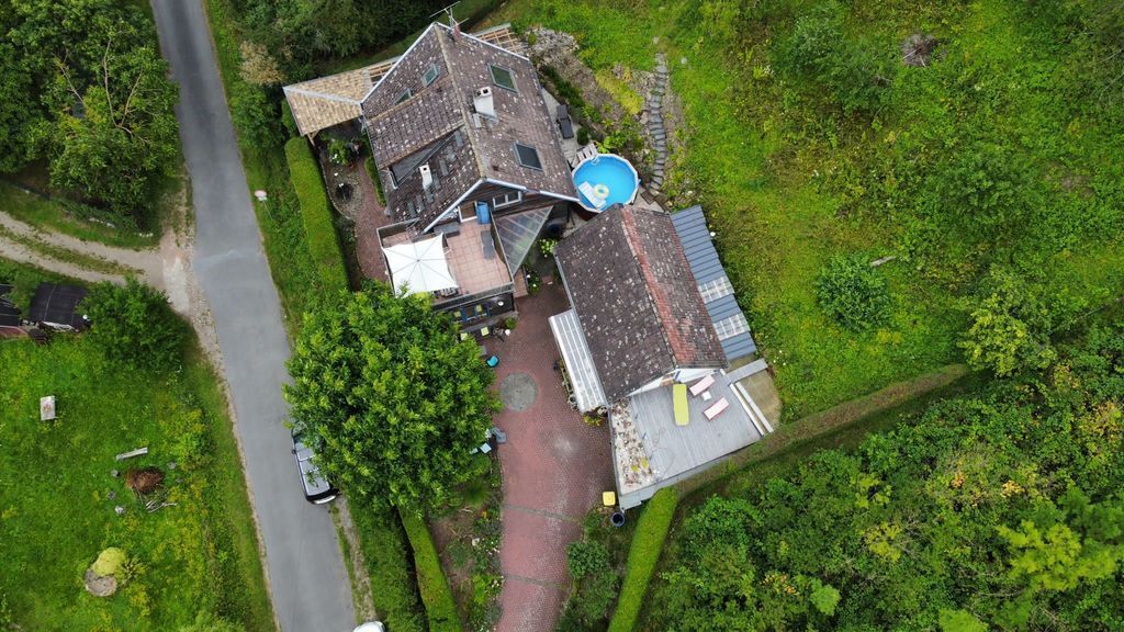 our house from above