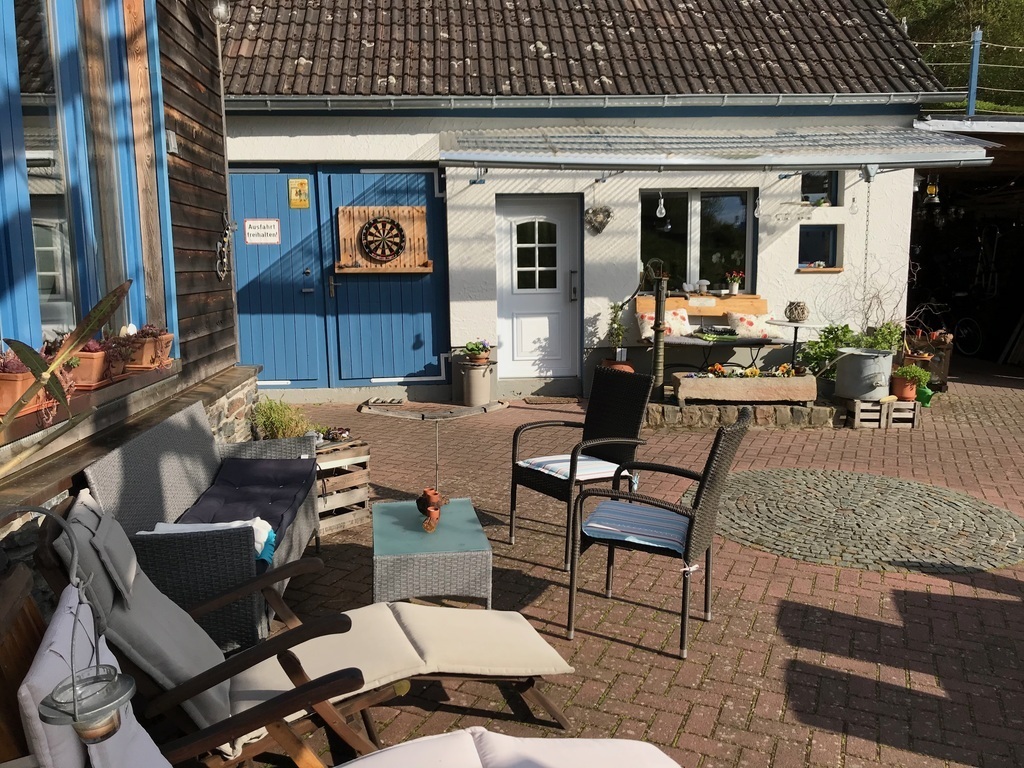 the newly renovated barn