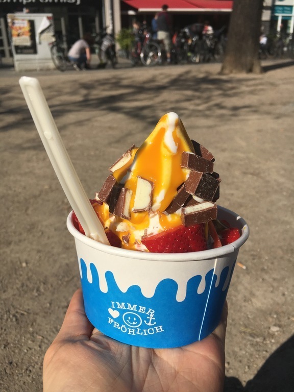 The best frozen yogurt in town! 5 Minutes from here :-)