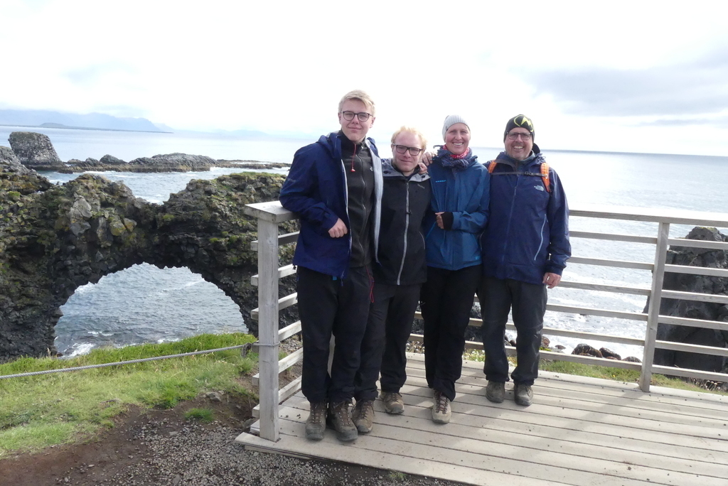 our family in Iceland 2018