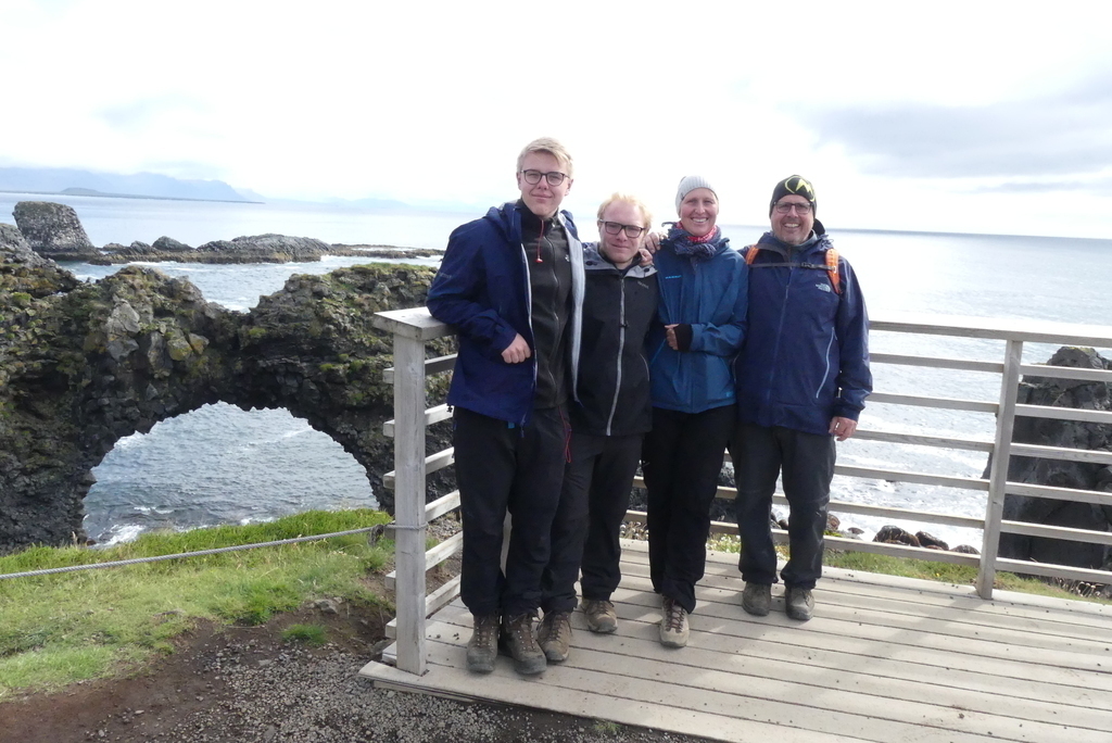 our family in Iceland 2018
