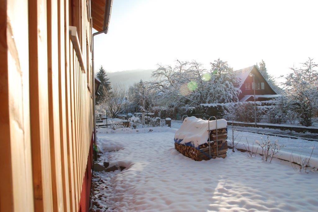 front view in winter
