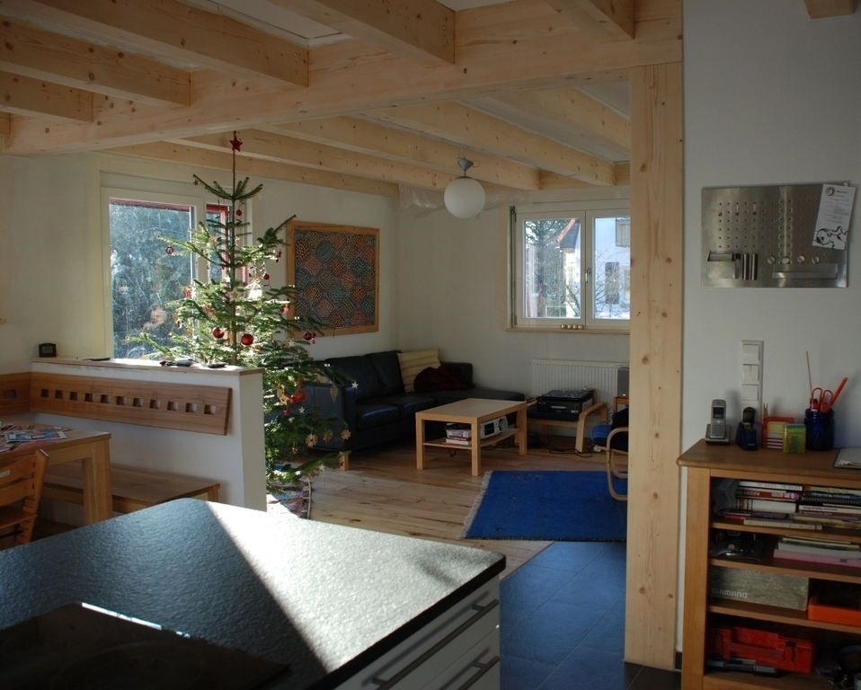 living room, view from kitchen
