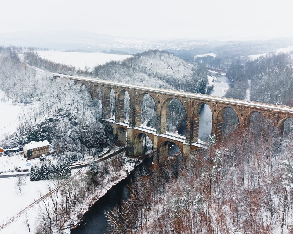 One of the Chemnitz railway bridges