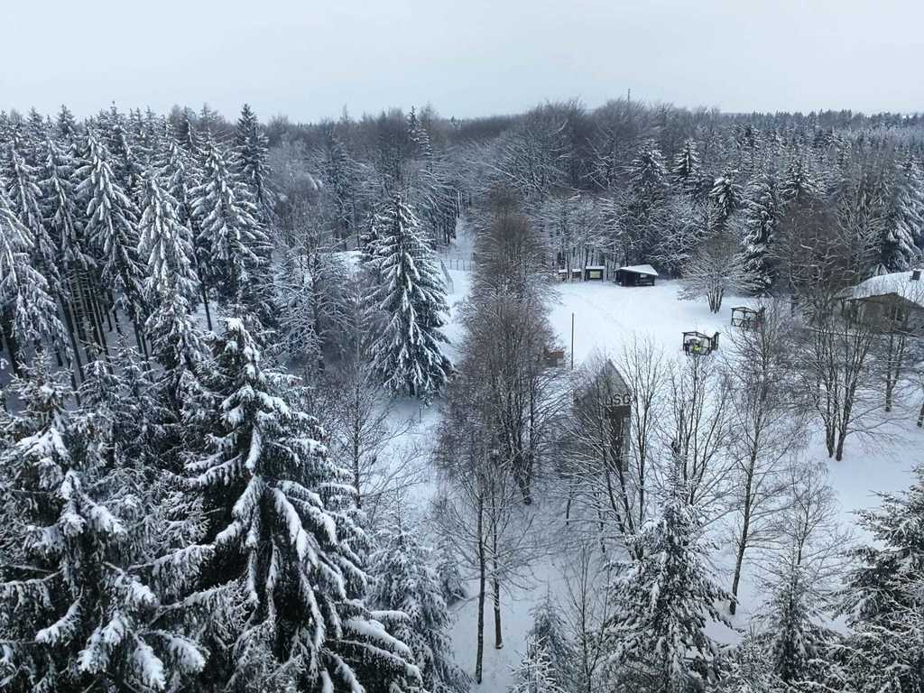 On the outskirts of Chemnitz, just 10 km from our home, an old lookout tower