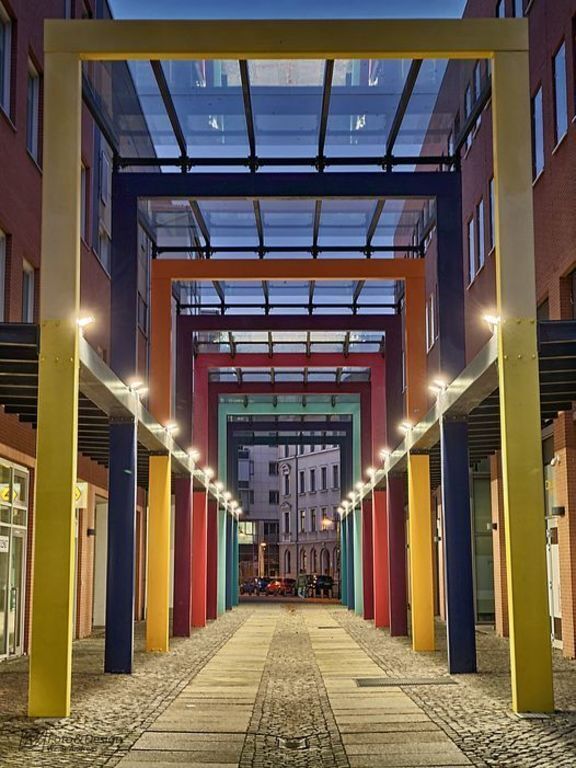 the centre of Chemnitz, 20 minutes' walk from our house.