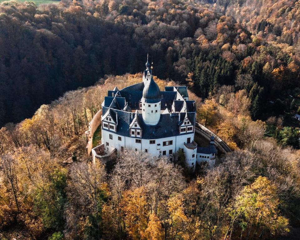 Rochsburg Castle. 20 minutes by car from our house.
