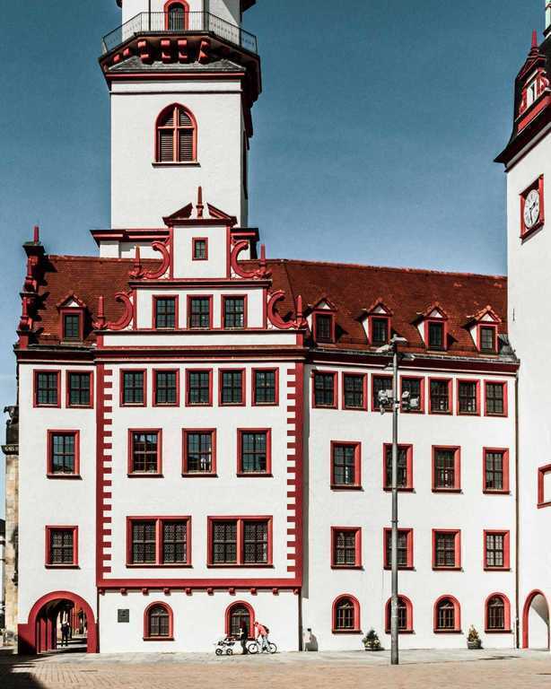 Chemnitz town hall, 26 minutes walk from our house, 5 minutes by bus