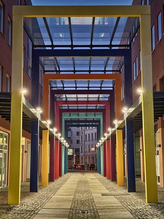 the centre of Chemnitz, 20 minutes' walk from our house.