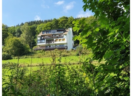 View from the valley on our apartment complex 