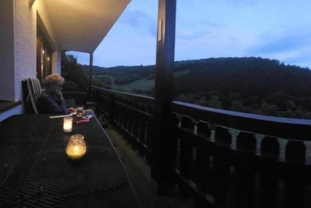 A summer evening on our balcony