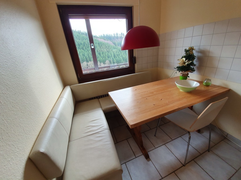 Dining area in the kitchen