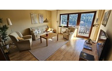 Living room with access  to balcony