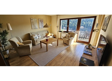 Living room with access  to balcony