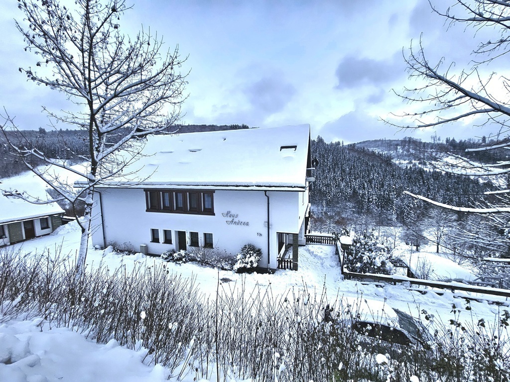 View from the street to our apartment complex