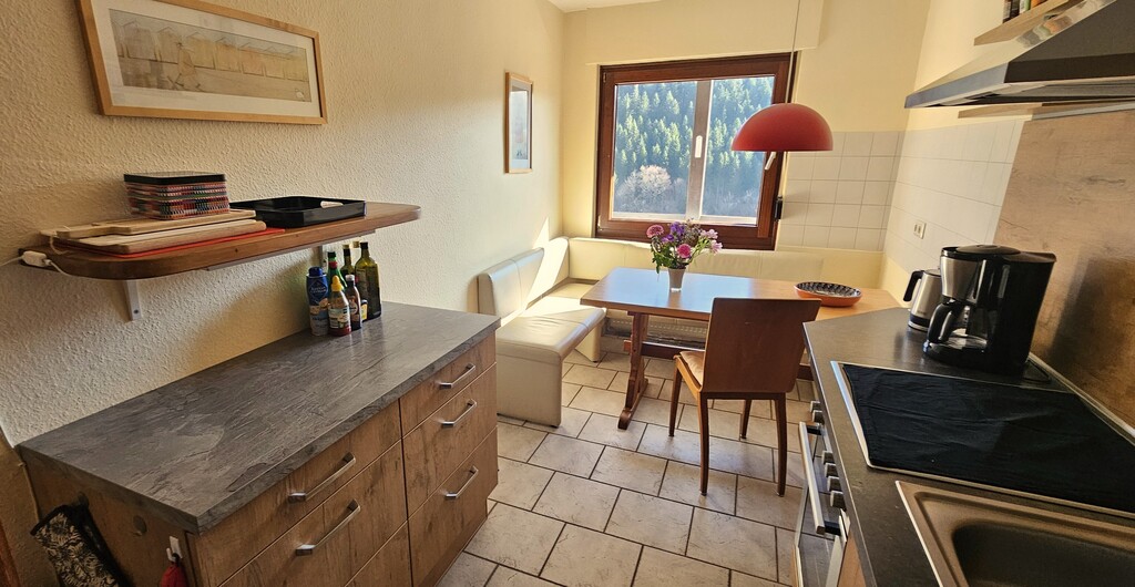 Kitchen with dining area