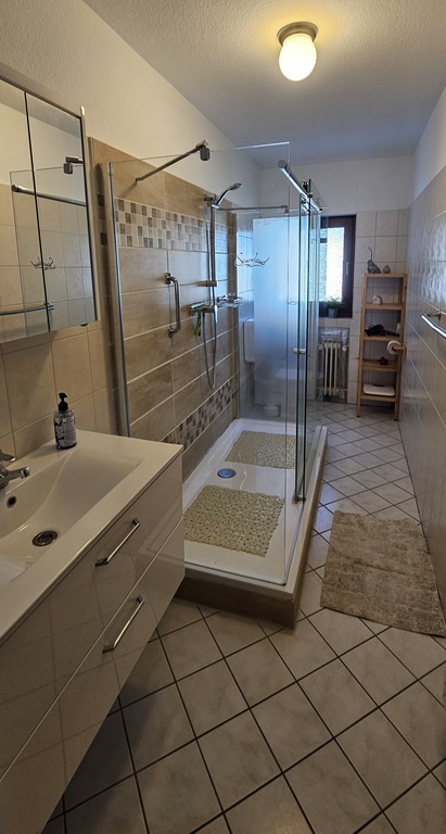 Bathroom with shower and toilet
