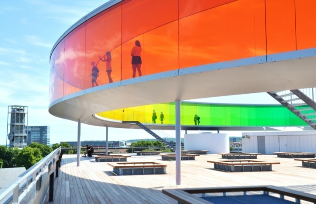 L'arc en ciel à ARoS -musée de l'art