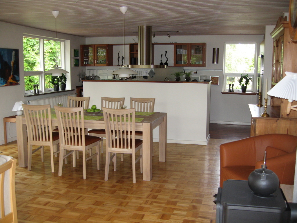 Dining room and kitchen 