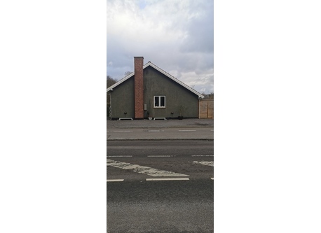 Forside af huset