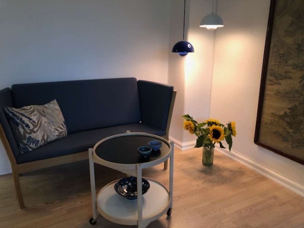 A cosy reading corner in the dinning room