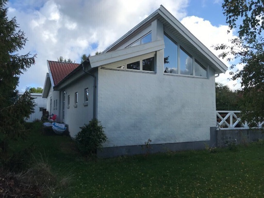 back of the house from the garden