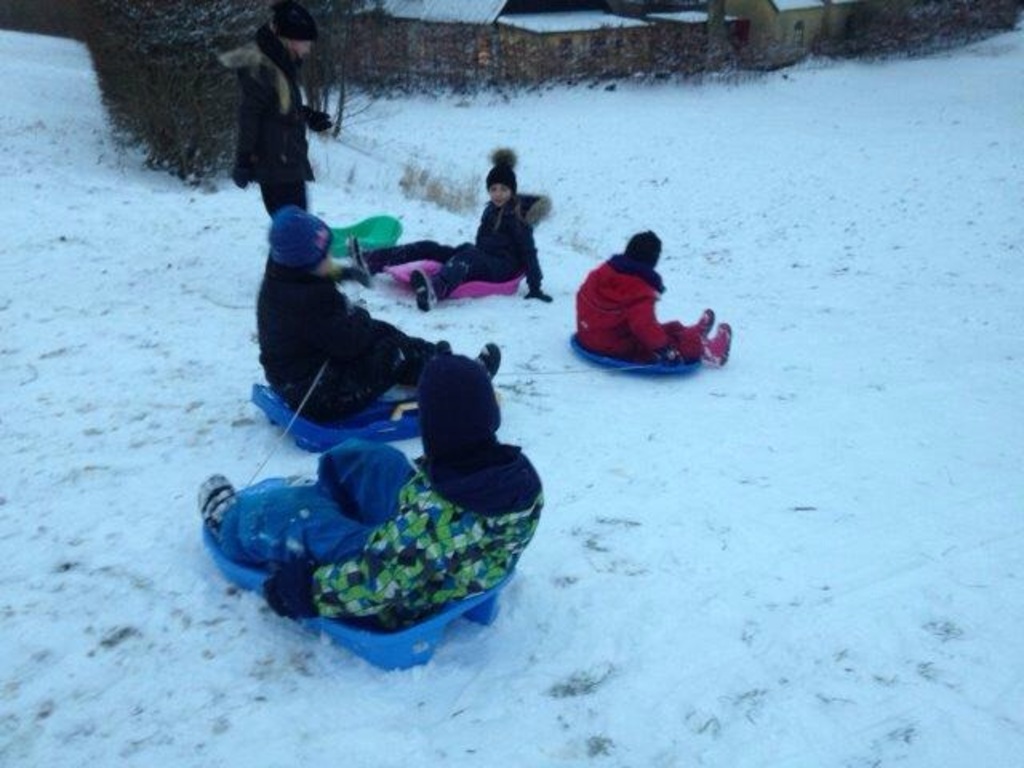 Our village in the winter