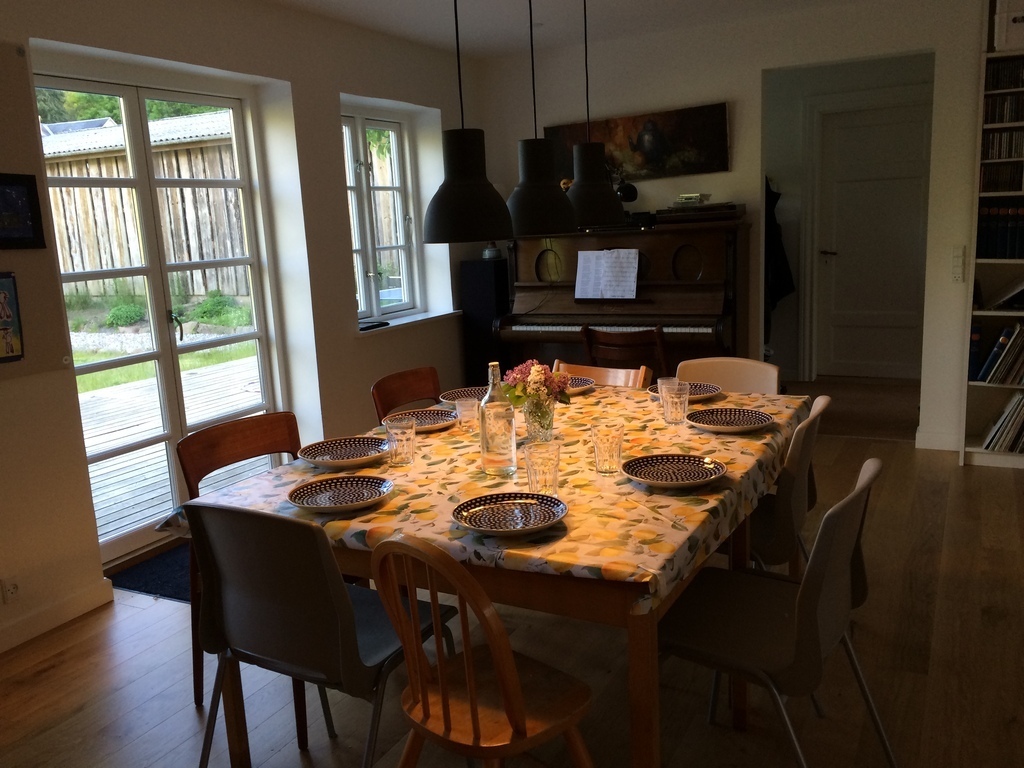 Dining in the kitchen 