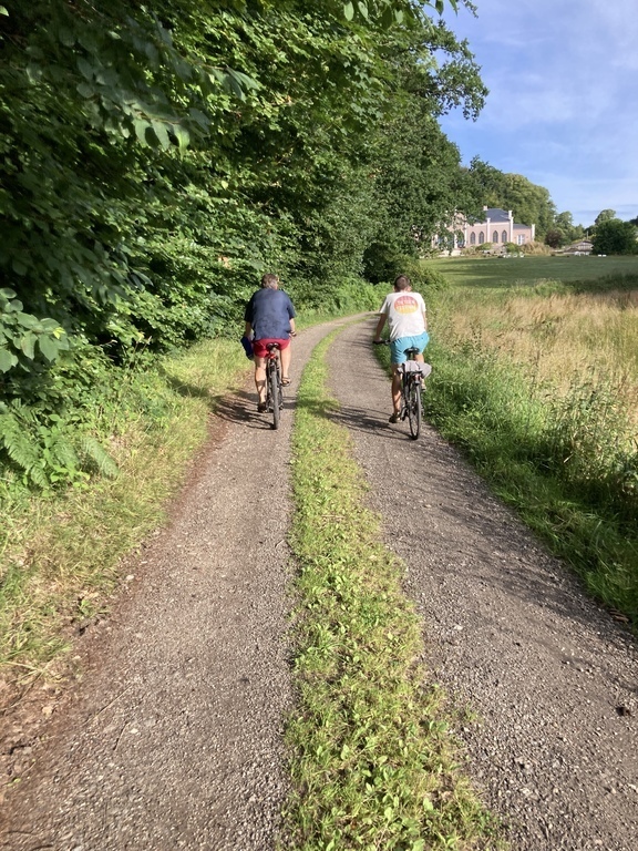 The road from our beach to the house 