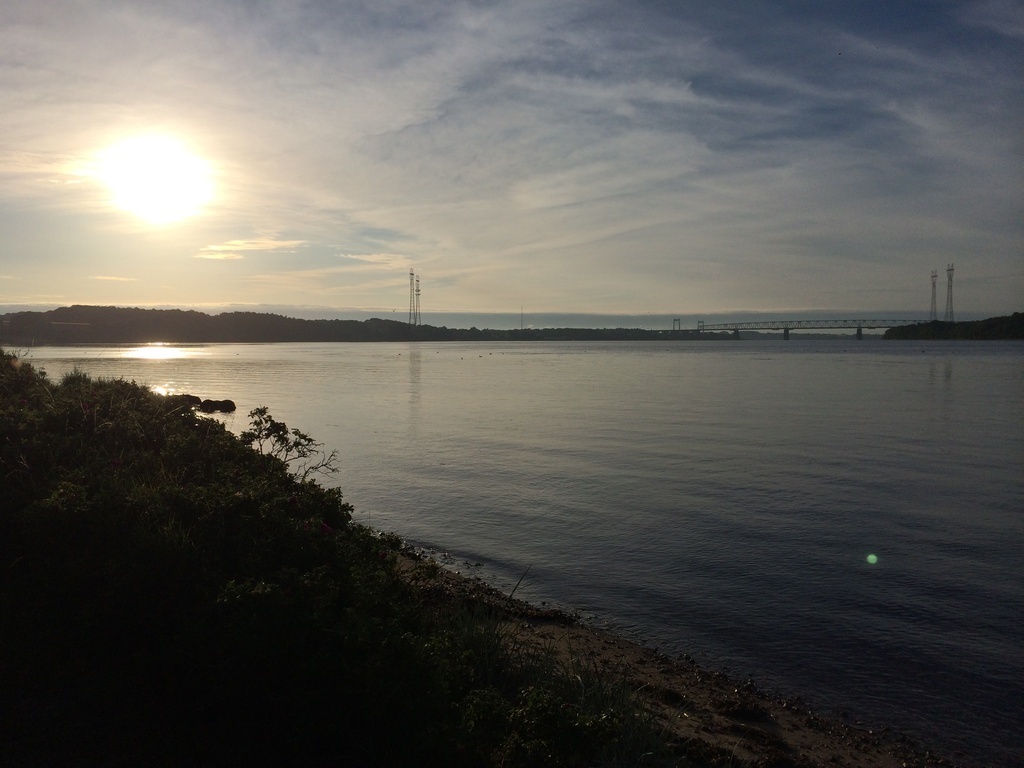 Our beach in the morning