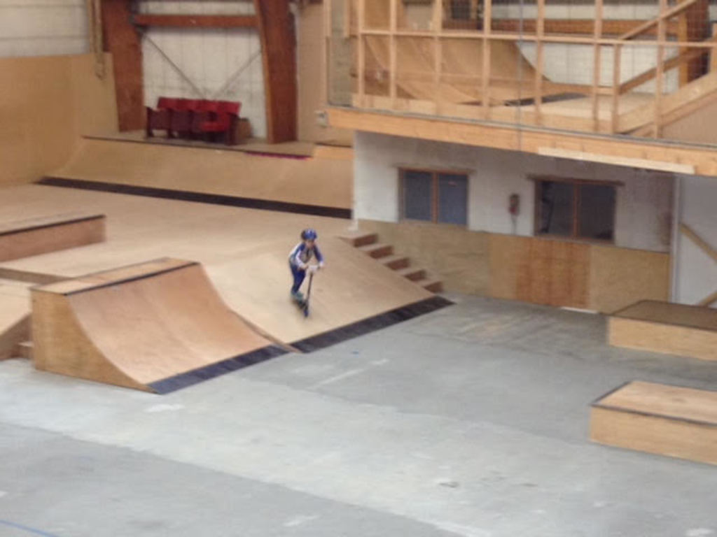 Værftet skaterhal and playland in Nexø for the youngest. https://www.vaerftet.dk