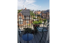 Balcony with a nice view towards Øresund