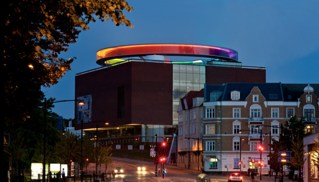 Aros art musem with "Rain Panorama"