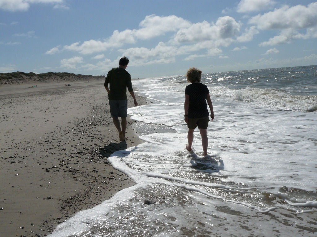 North Sea - beach in august