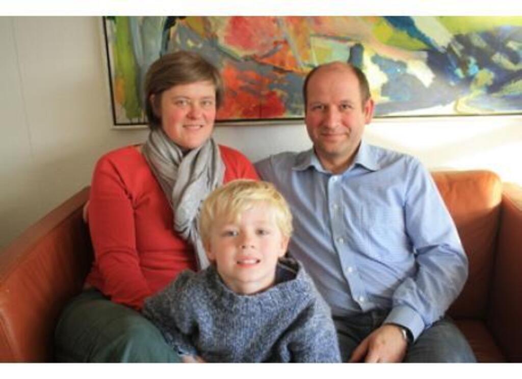 Trine, Flemming and our son Frederik