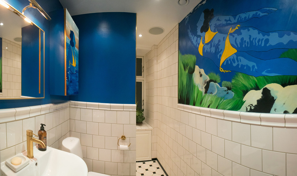 Bathroom with toilet