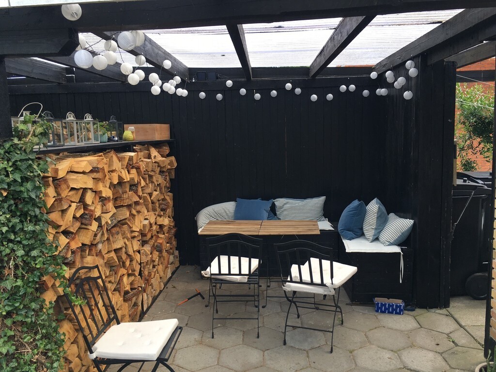 Our other new terrace next to our house 