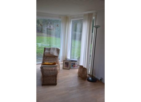 Overlooking the garden