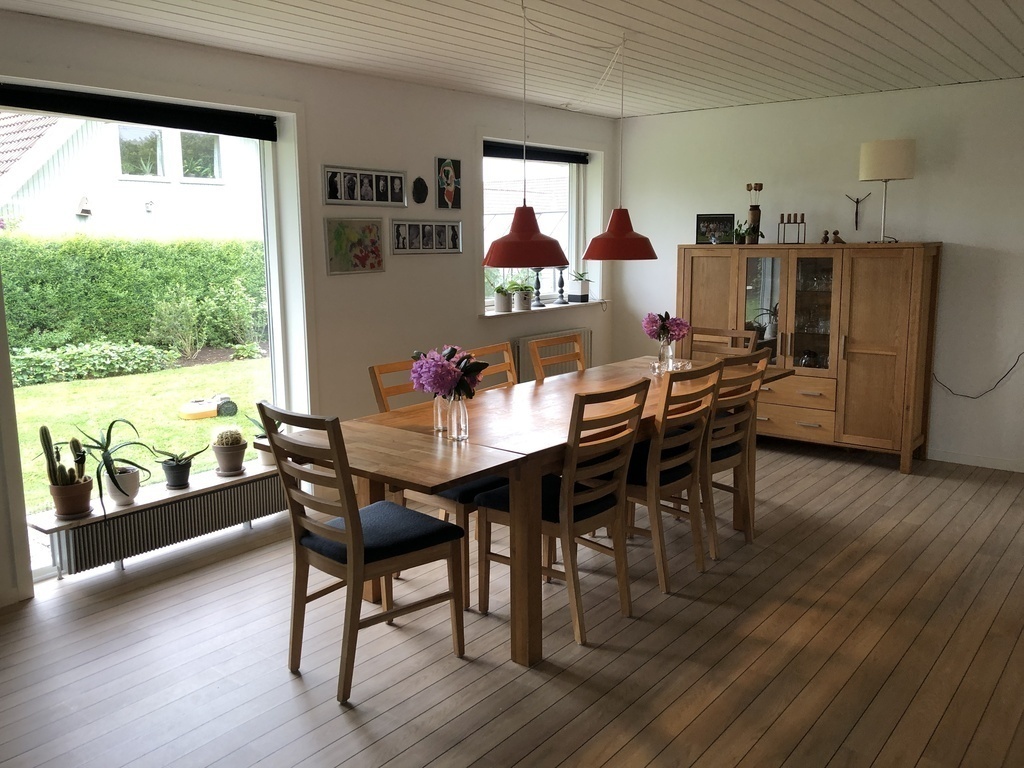 Dining area next to kitchen