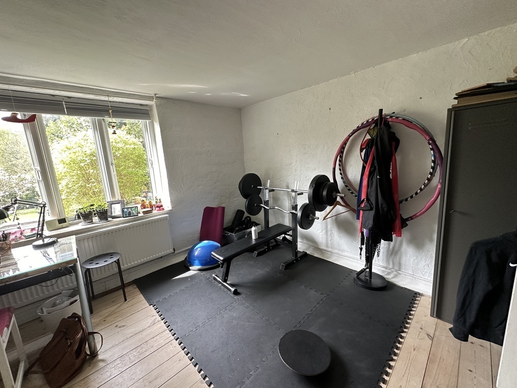 Work out area, besement