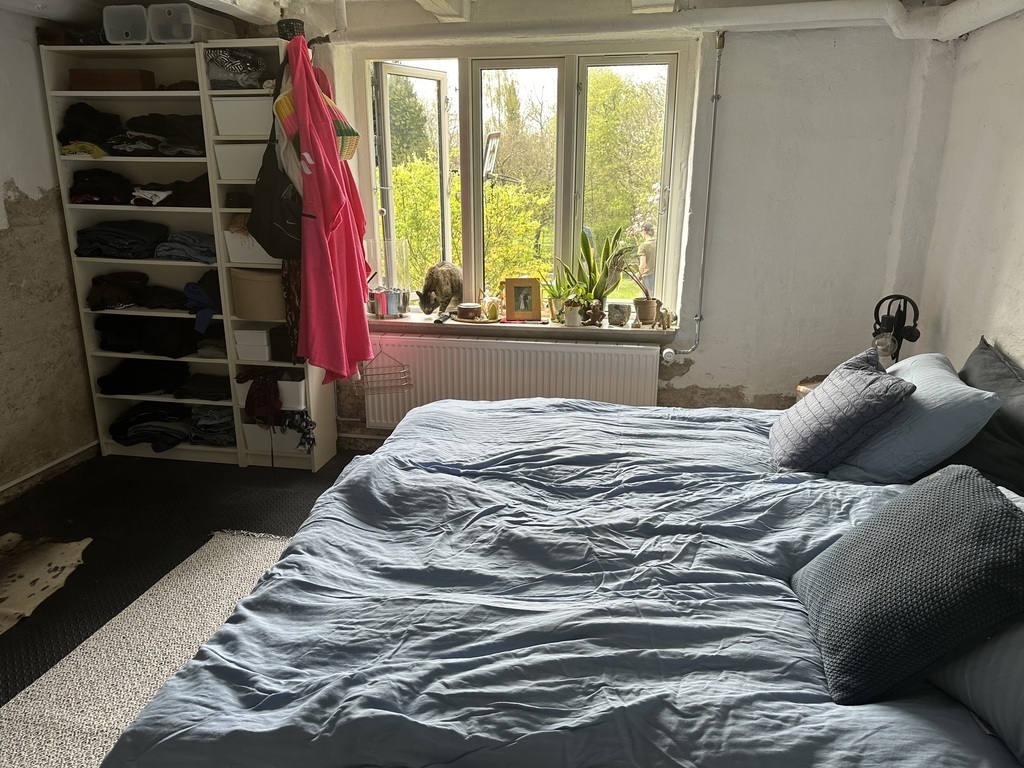 Master bedroom, basement 