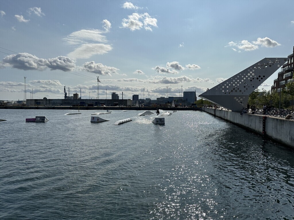 Water sports at Aarhus Ø (15-20 min bike) 