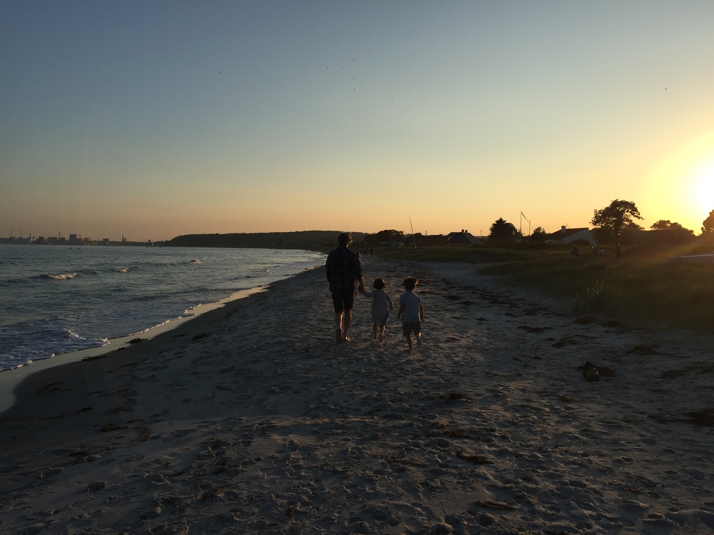 Evening stroll at the beach