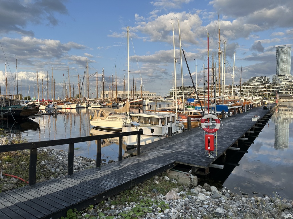 The marina at Aarhus Ø